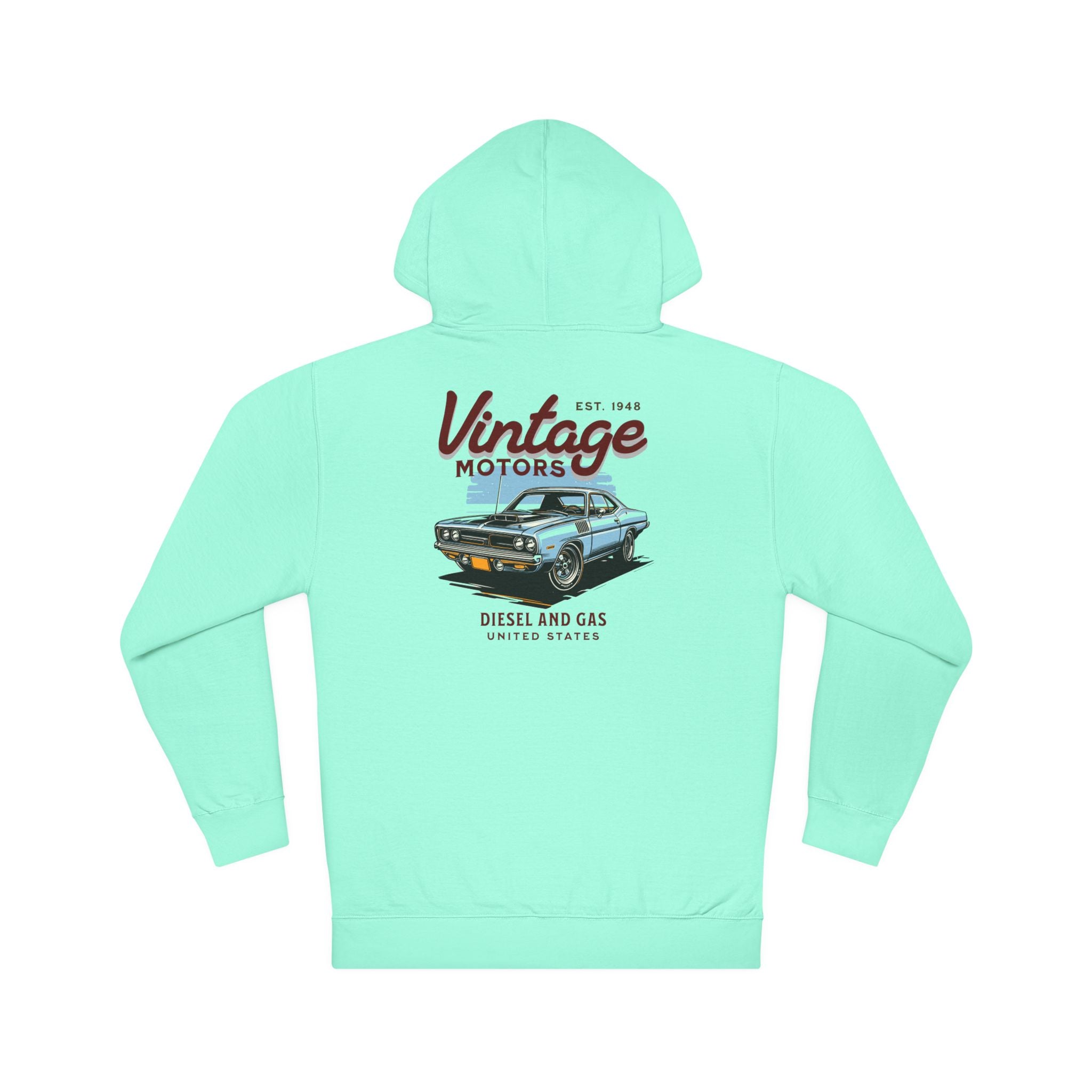 Vintage Motors Hoodie — Retro Classic Car Pullover