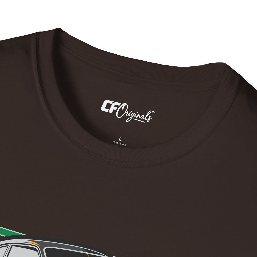 Classic Muscle Car T-Shirt — Retro 'Sleepless' Graphic Tee