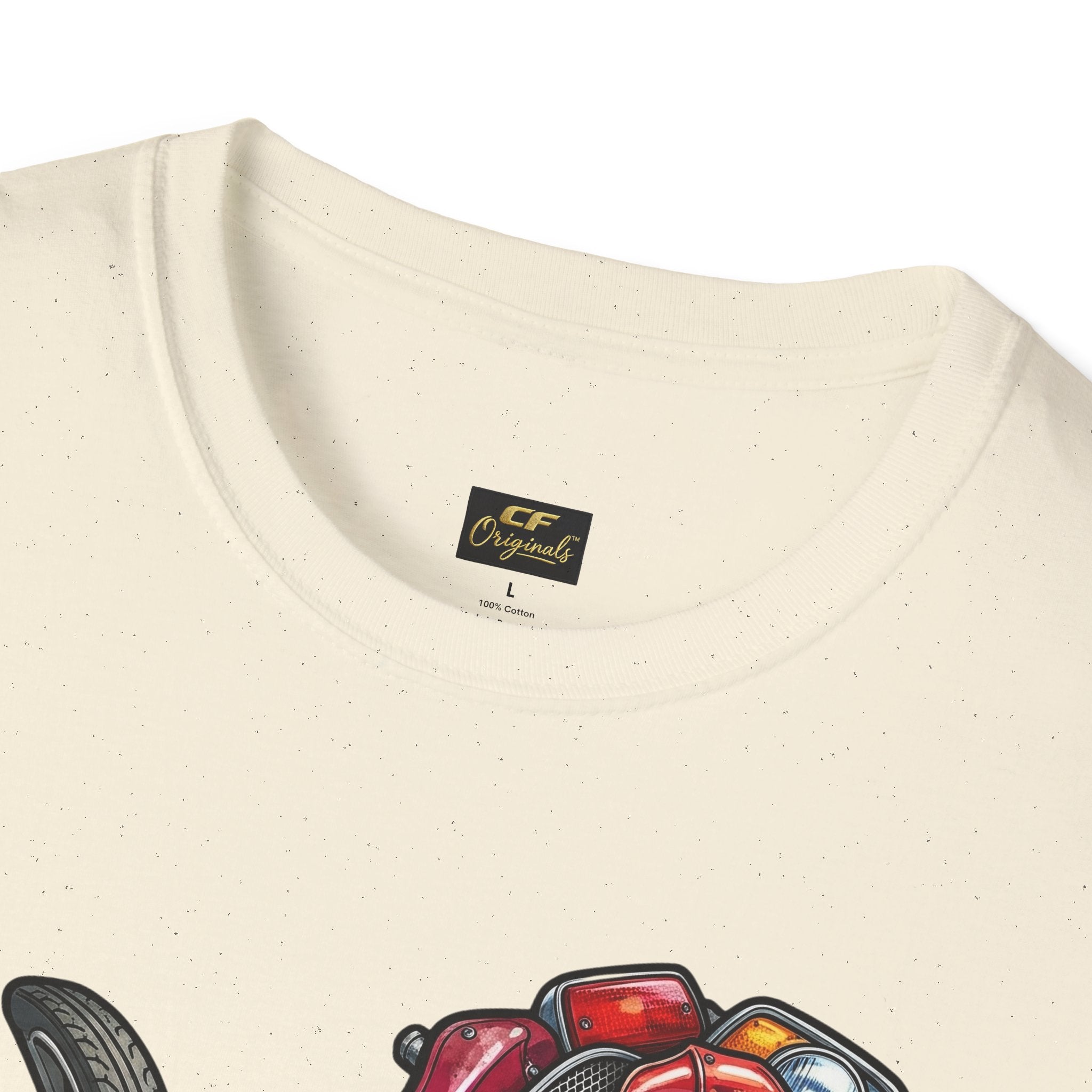 Colorful Mechanical Rose Graphic Tee