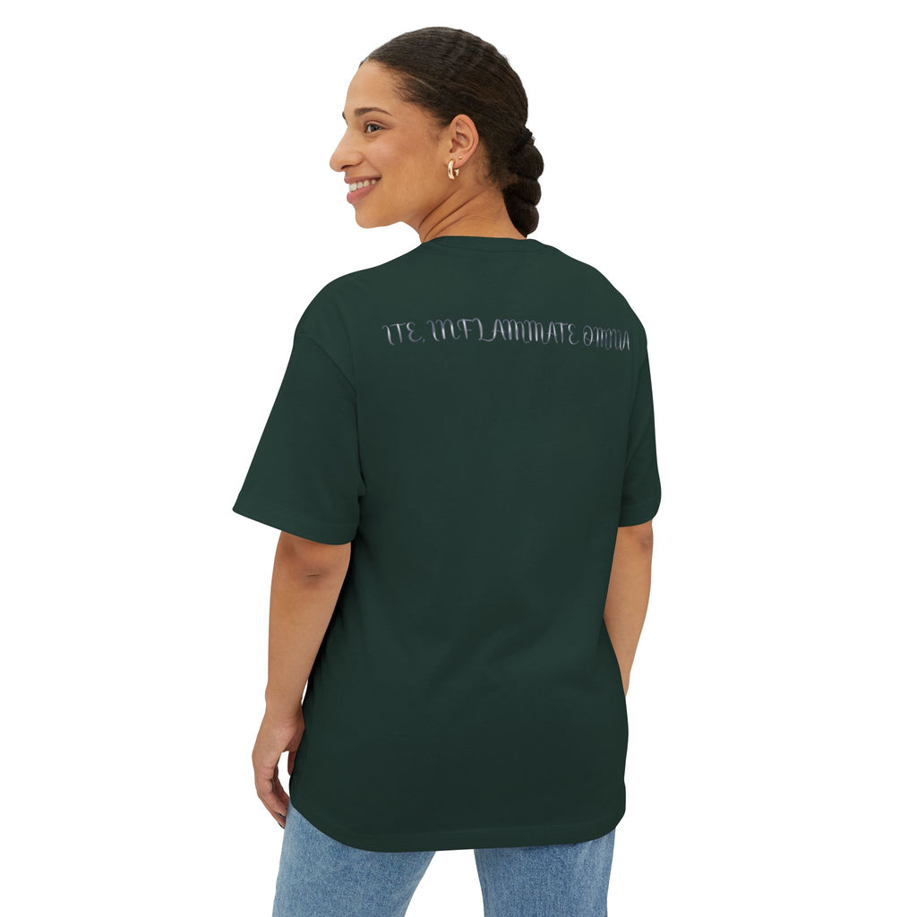 Neon Eye Boxy Tee — Retro Roadside Art Graphic Tee