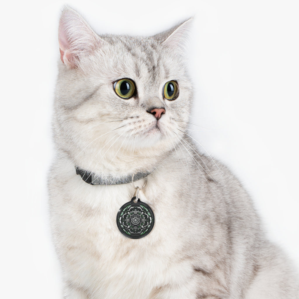 Pet Tag (Personalization) - Automotive Mandala Design