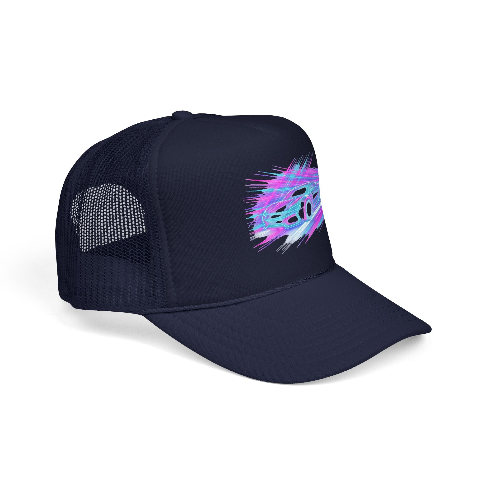 Neon Drift Racing Trucker Hat