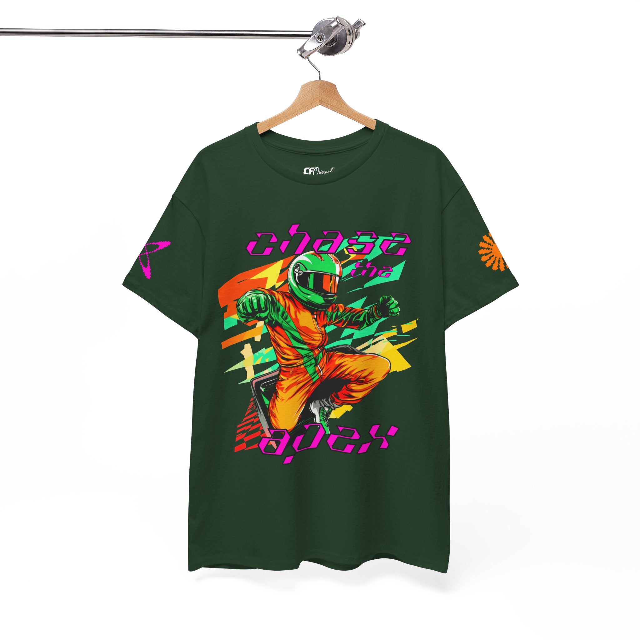 Racing Driver Graphic Tee — "Chase the Apex" Motorsport T‑Shirt