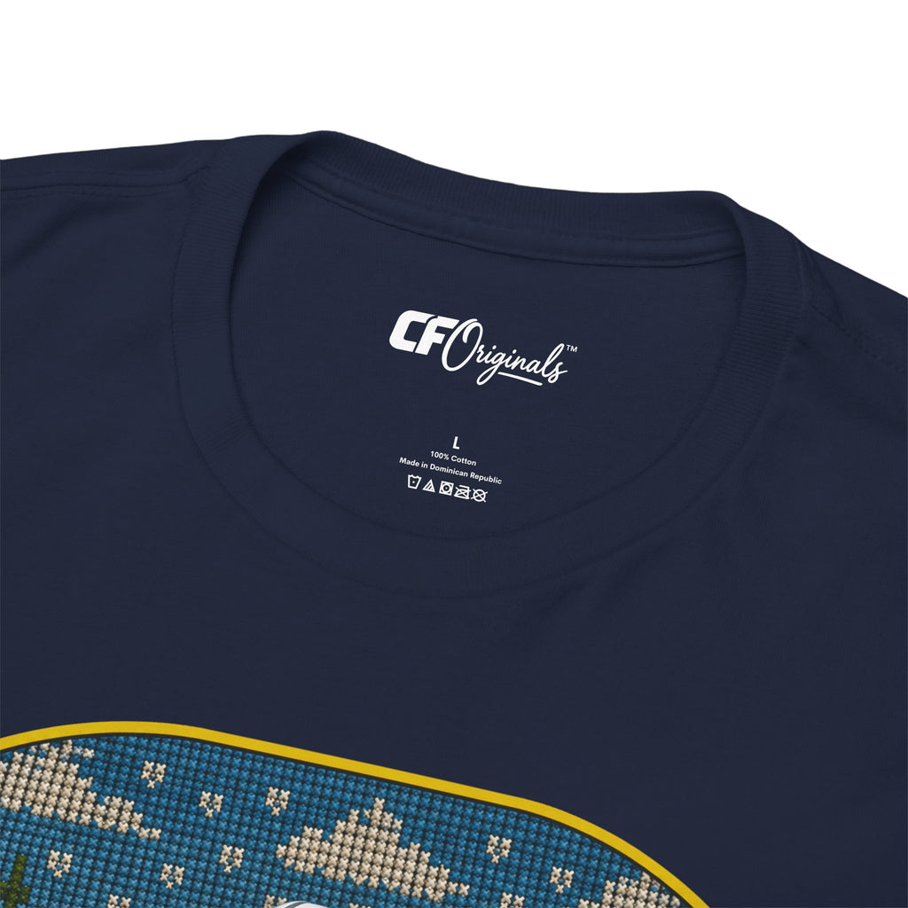 Forest Rally T‑Shirt – 'The Forest Is a Place of Magic' Cross-stitched Style Graphic