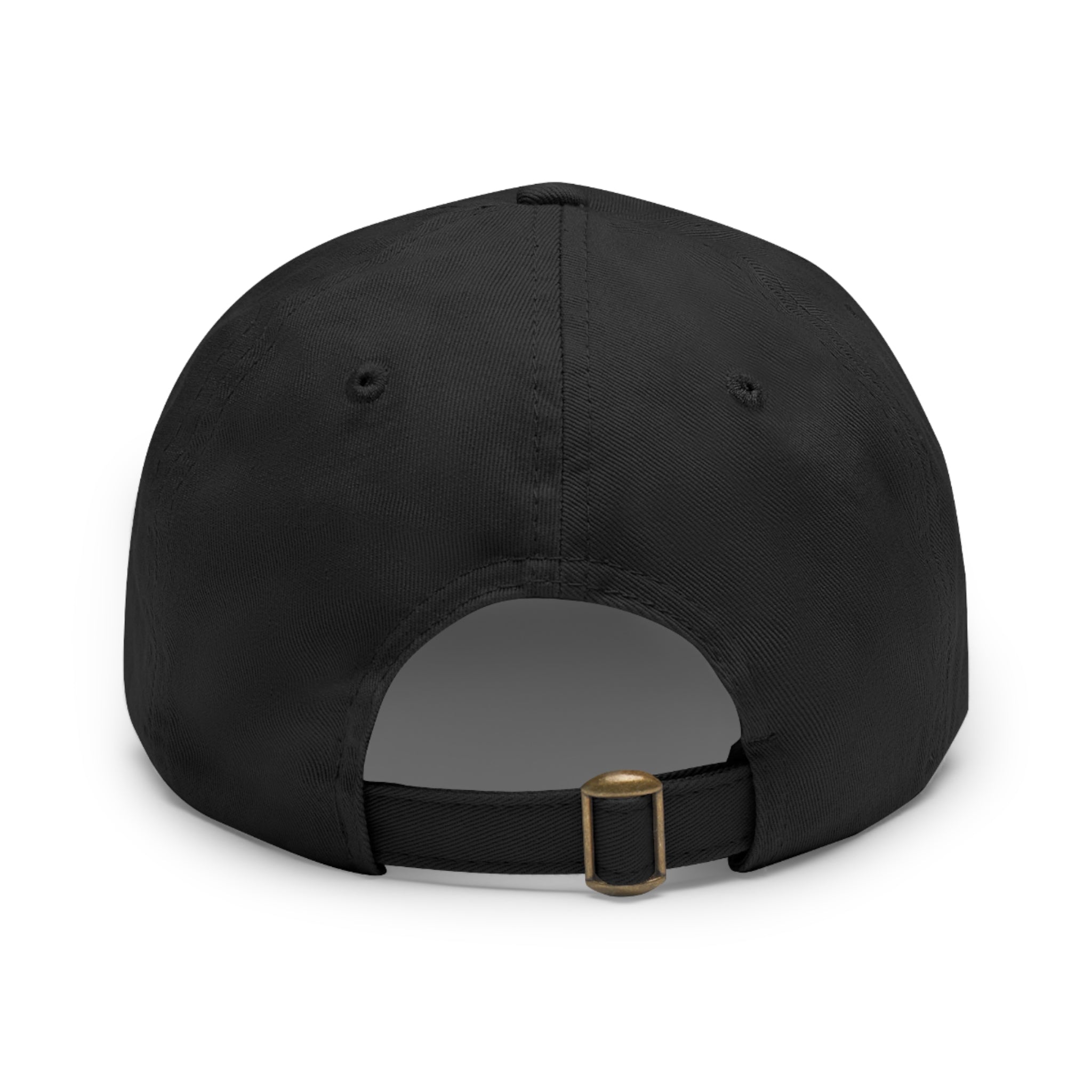 Mechanic Logo Dad Hat — Leather Patch Cap