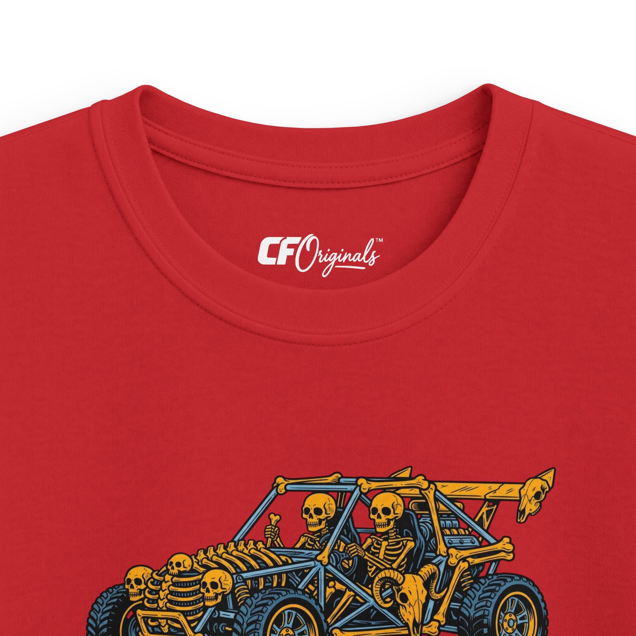 Kids Ribcage Racer Dune Buggy Tee — Off-Road Adventure Graphic Shirt