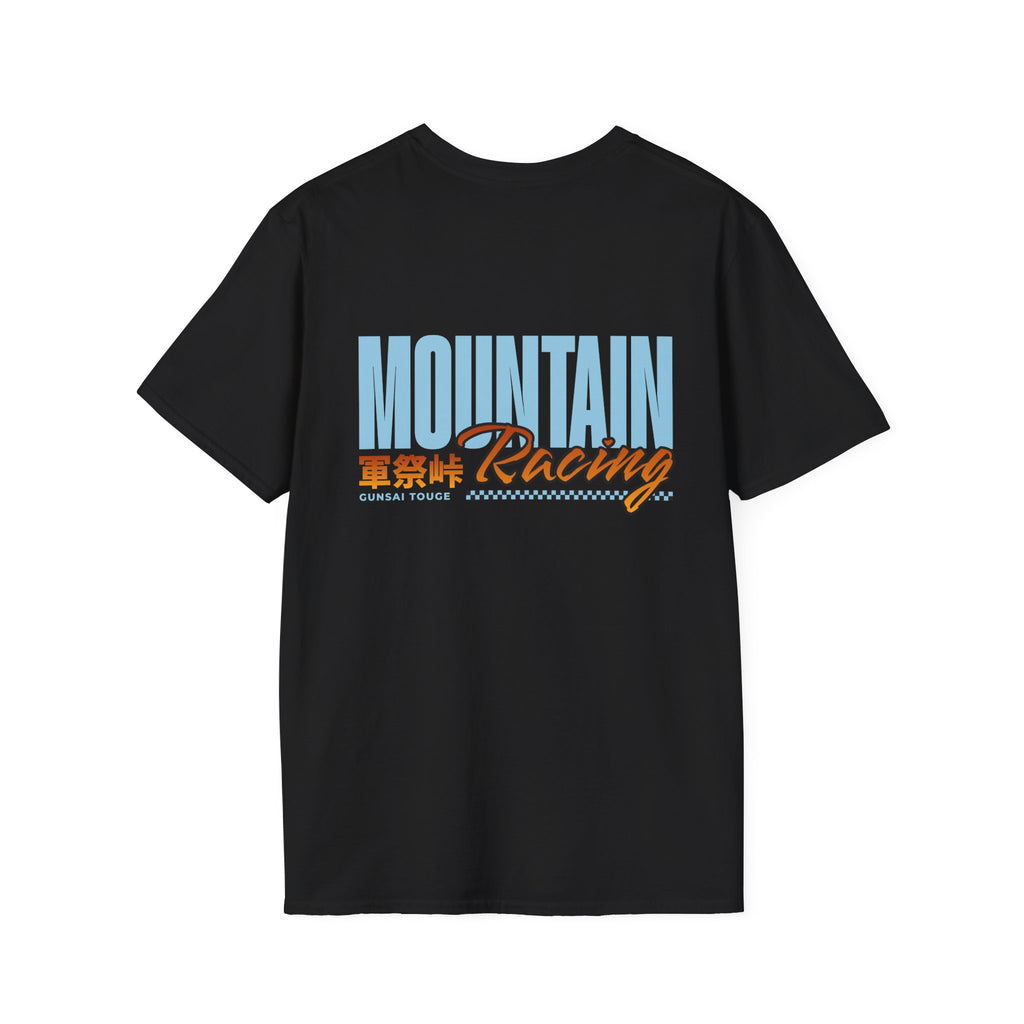 Minimal Orange CF Logo T-Shirt — Subtle Chest & Statement Back Graphic