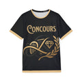 Concours D'Elegance Men's Jersey — Black & Gold Racing Tee (Number 26)
