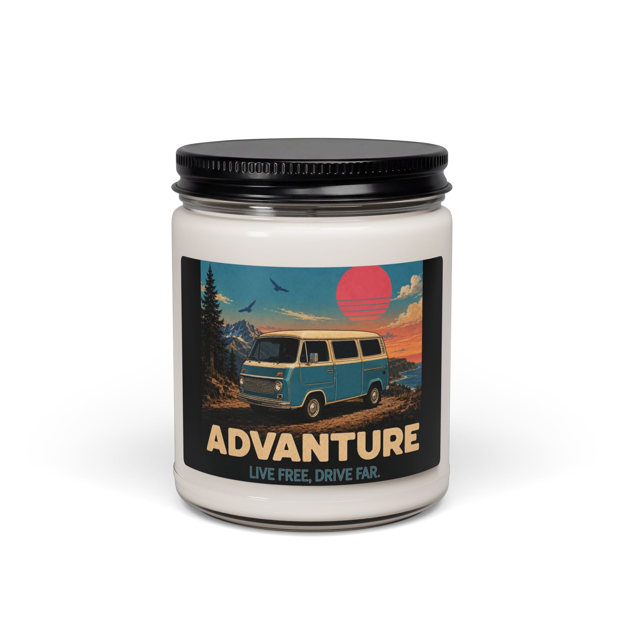 'Advanture' Soy Candle — Travel Van Scented Candle (9oz)