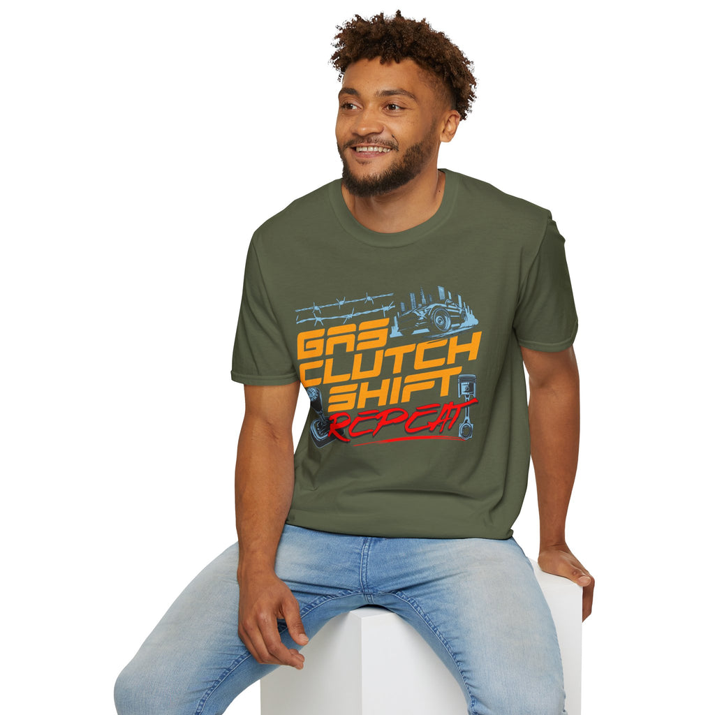 Gas Clutch Shift Tee — Racing Graphic T-Shirt