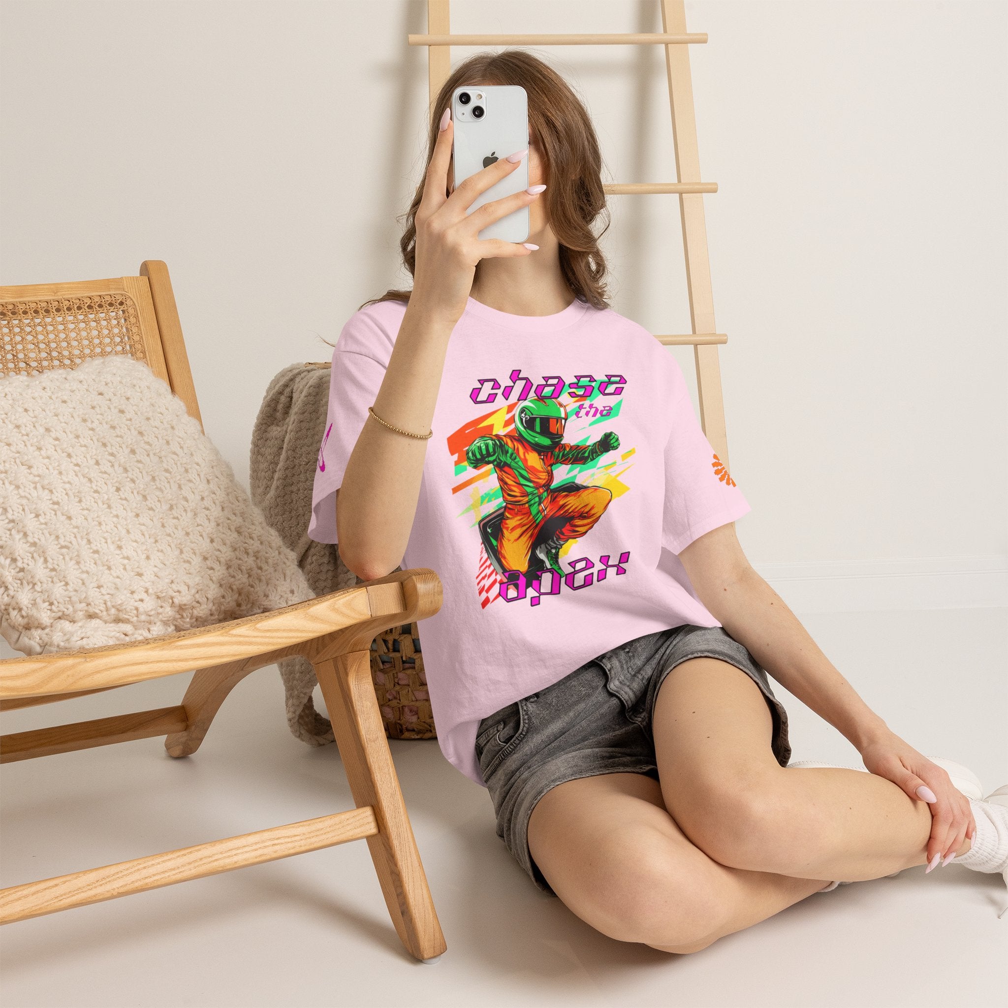 Racing Driver Graphic Tee — "Chase the Apex" Motorsport T‑Shirt