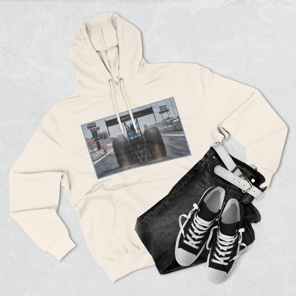 Racing Dragster Hoodie — "Land of 10,000HP" Fleece Pullover