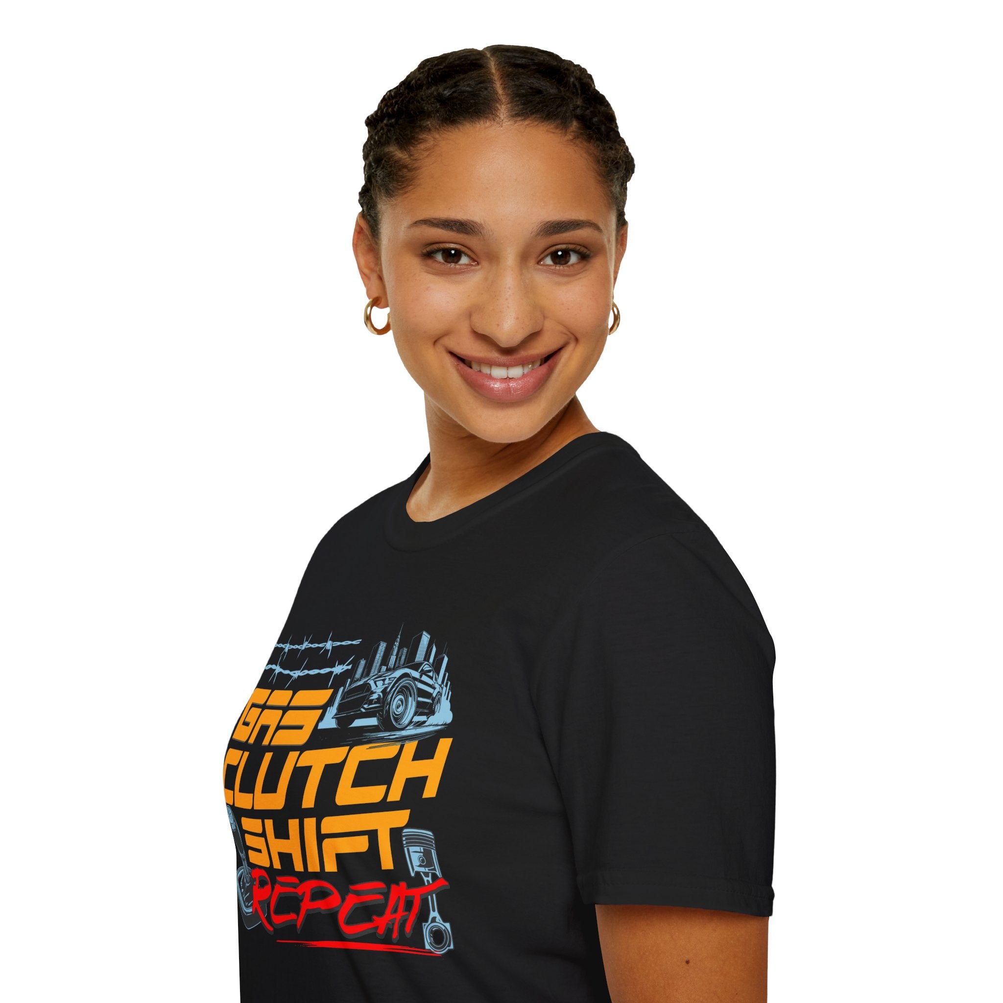 Gas Clutch Shift Tee — Racing Graphic T-Shirt