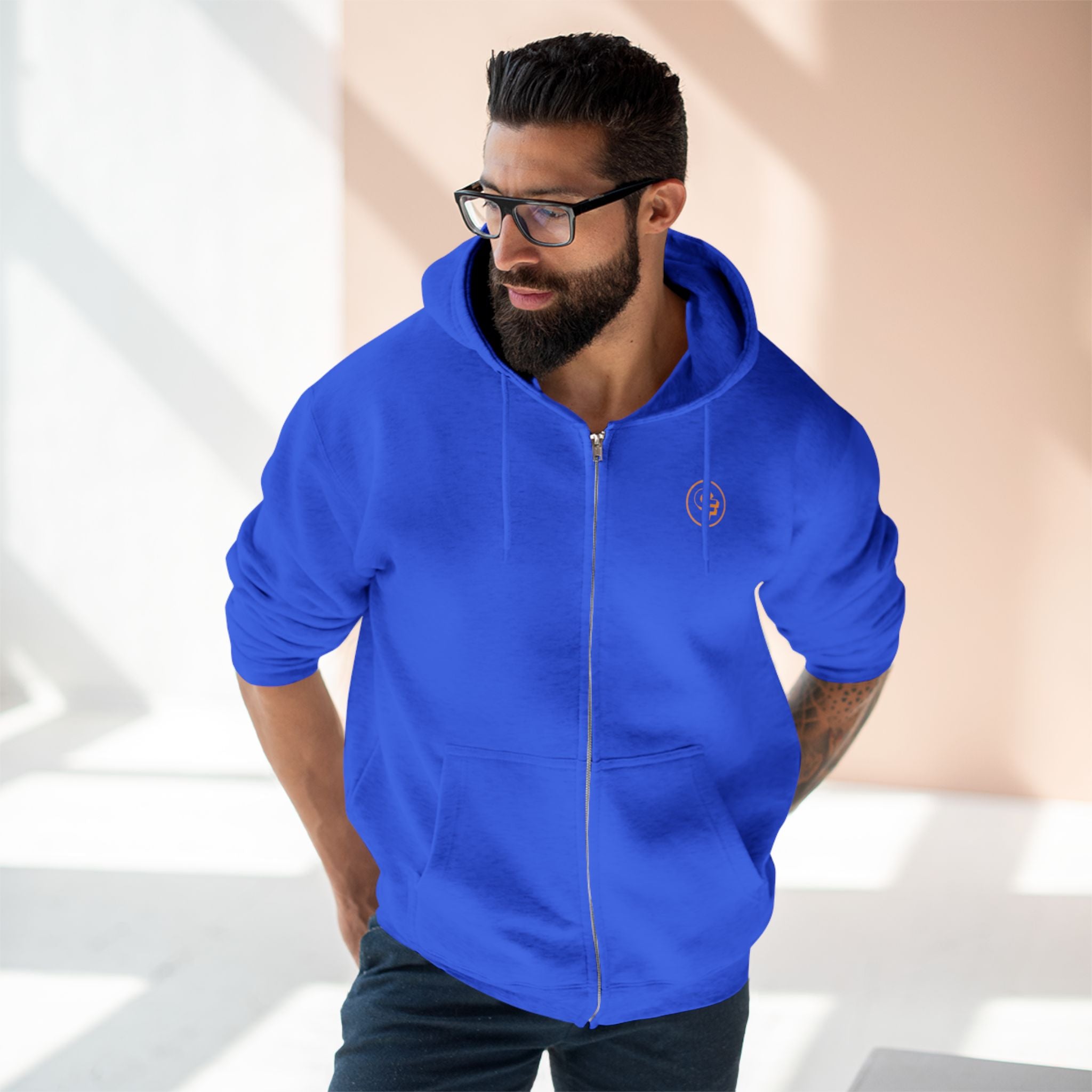 Zip Hoodie — Gas Clutch Shift Racing Zip-Up Hoodie