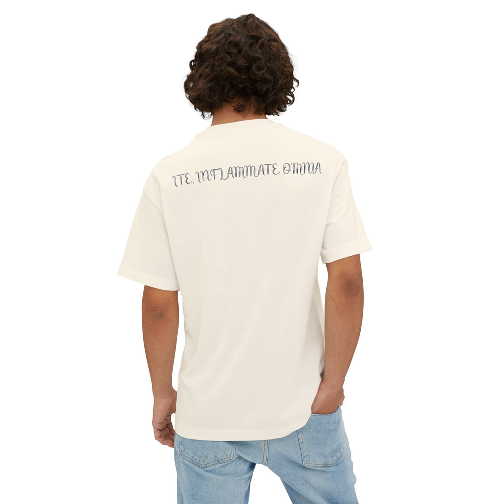 Neon Eye Boxy Tee — Retro Roadside Art Graphic Tee