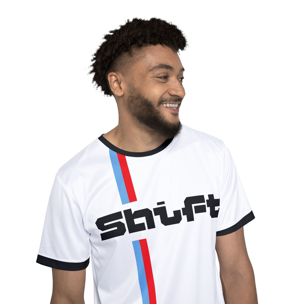 Shift Racing Jersey — Retro Motorsport Tee with '26 ESTD' Back