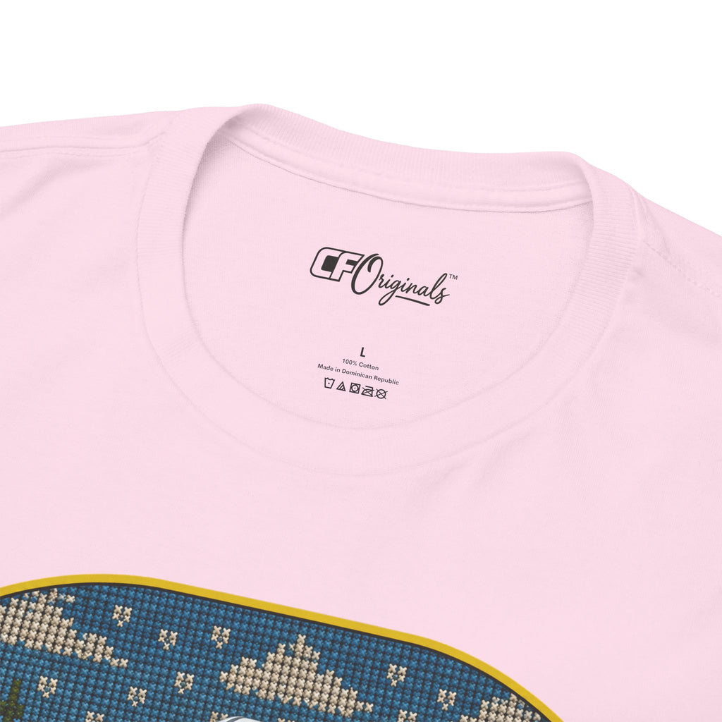 Forest Rally T‑Shirt – 'The Forest Is a Place of Magic' Cross-stitched Style Graphic