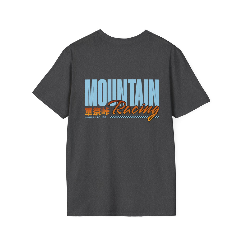 Minimal Orange CF Logo T-Shirt — Subtle Chest & Statement Back Graphic