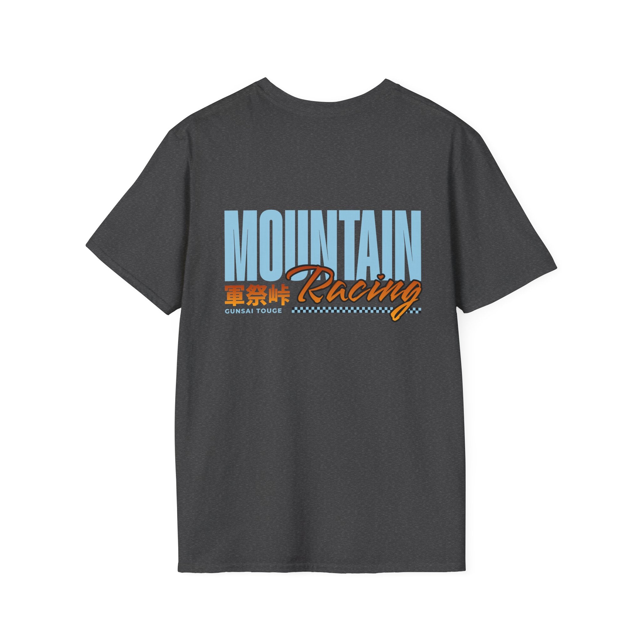 Minimal Orange CF Logo T-Shirt — Subtle Chest & Statement Back Graphic