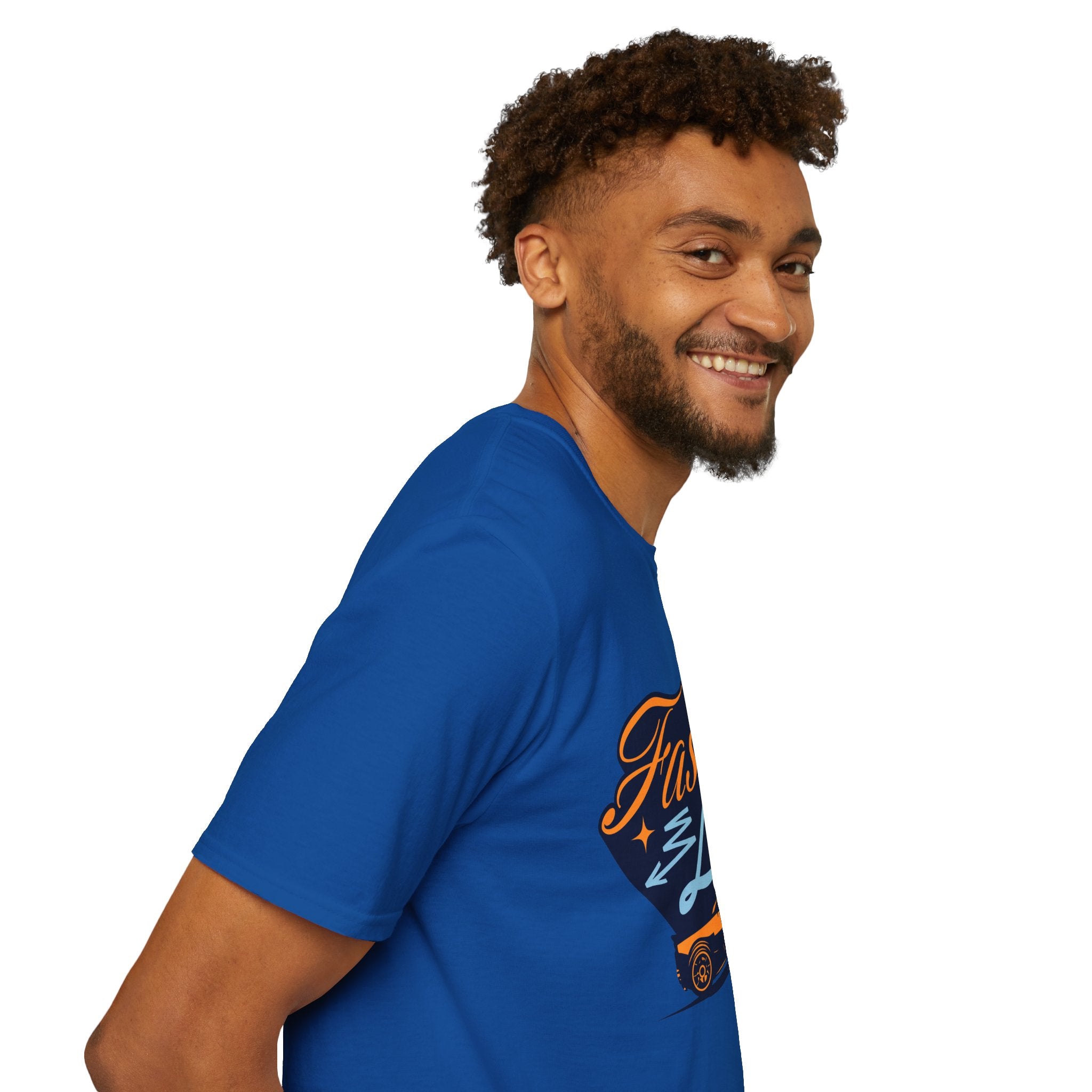 Fast Lane T-Shirt — Retro Racing Car Graphic Tee