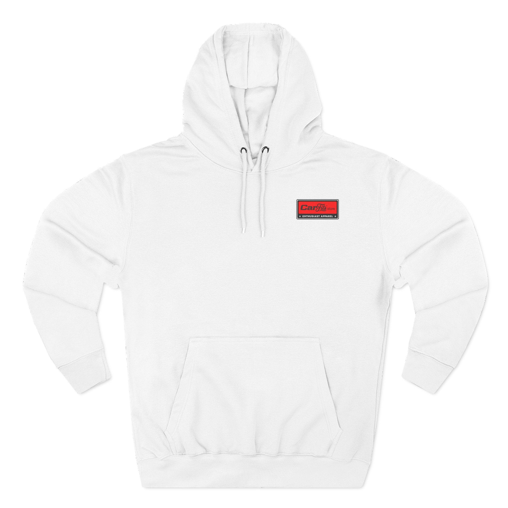 Flatout Garage Fleece Hoodie — Mechanic Shop Logo Pullover