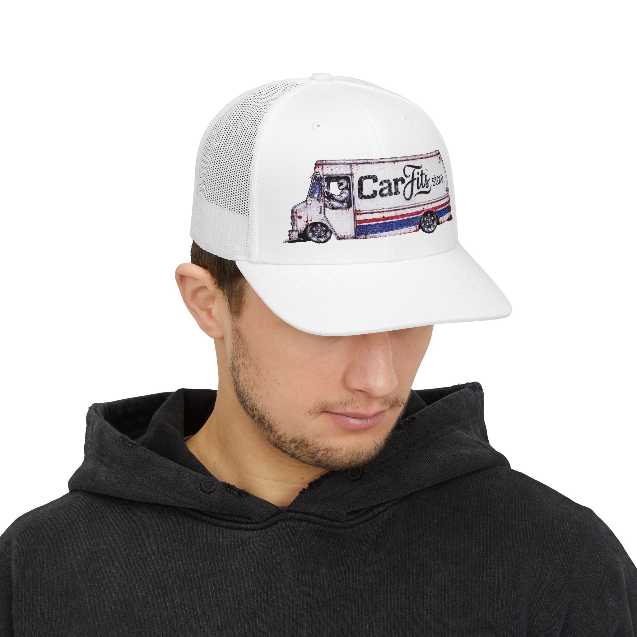 CarFits Vintage Delivery Truck Snapback Trucker Cap