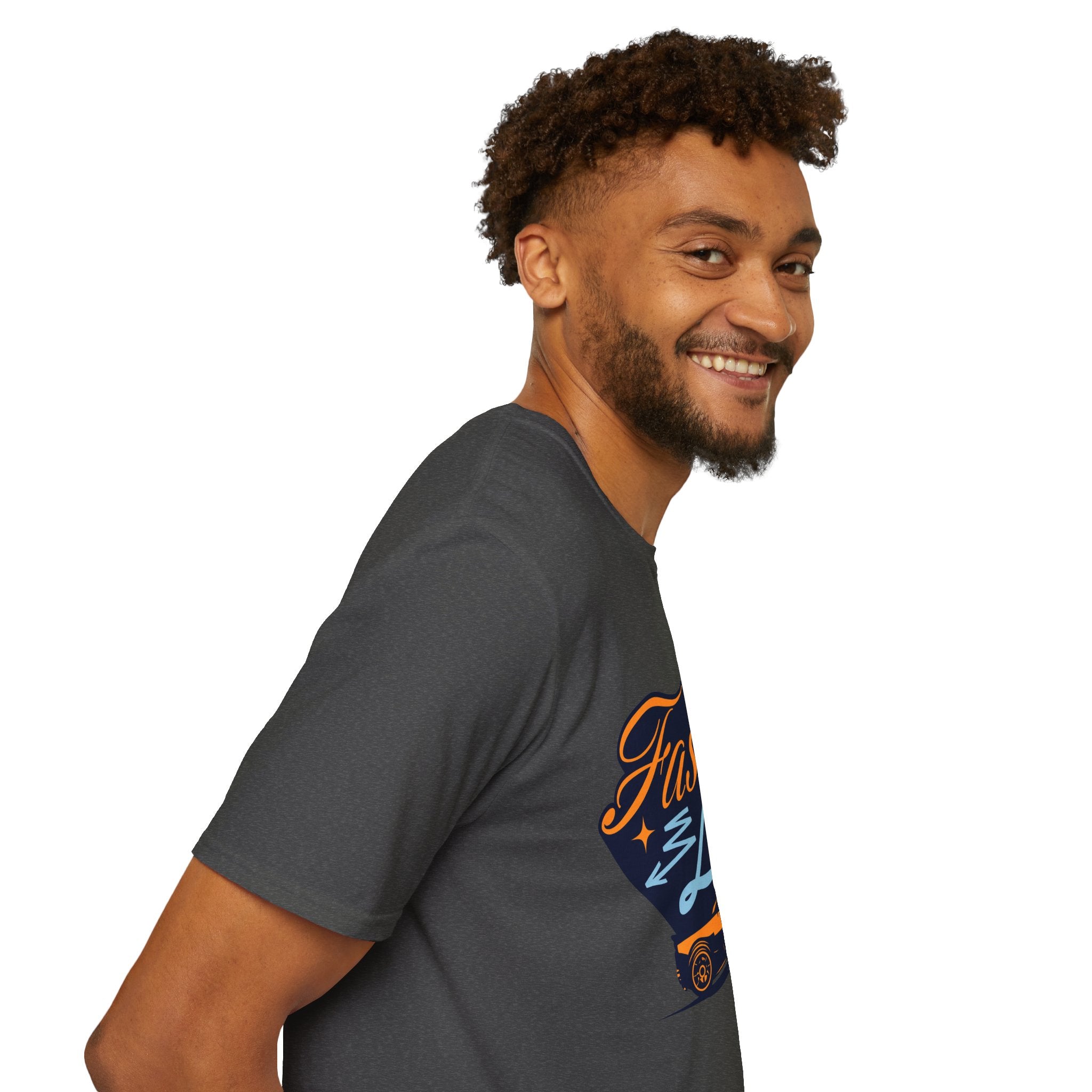 Fast Lane T-Shirt — Retro Racing Car Graphic Tee