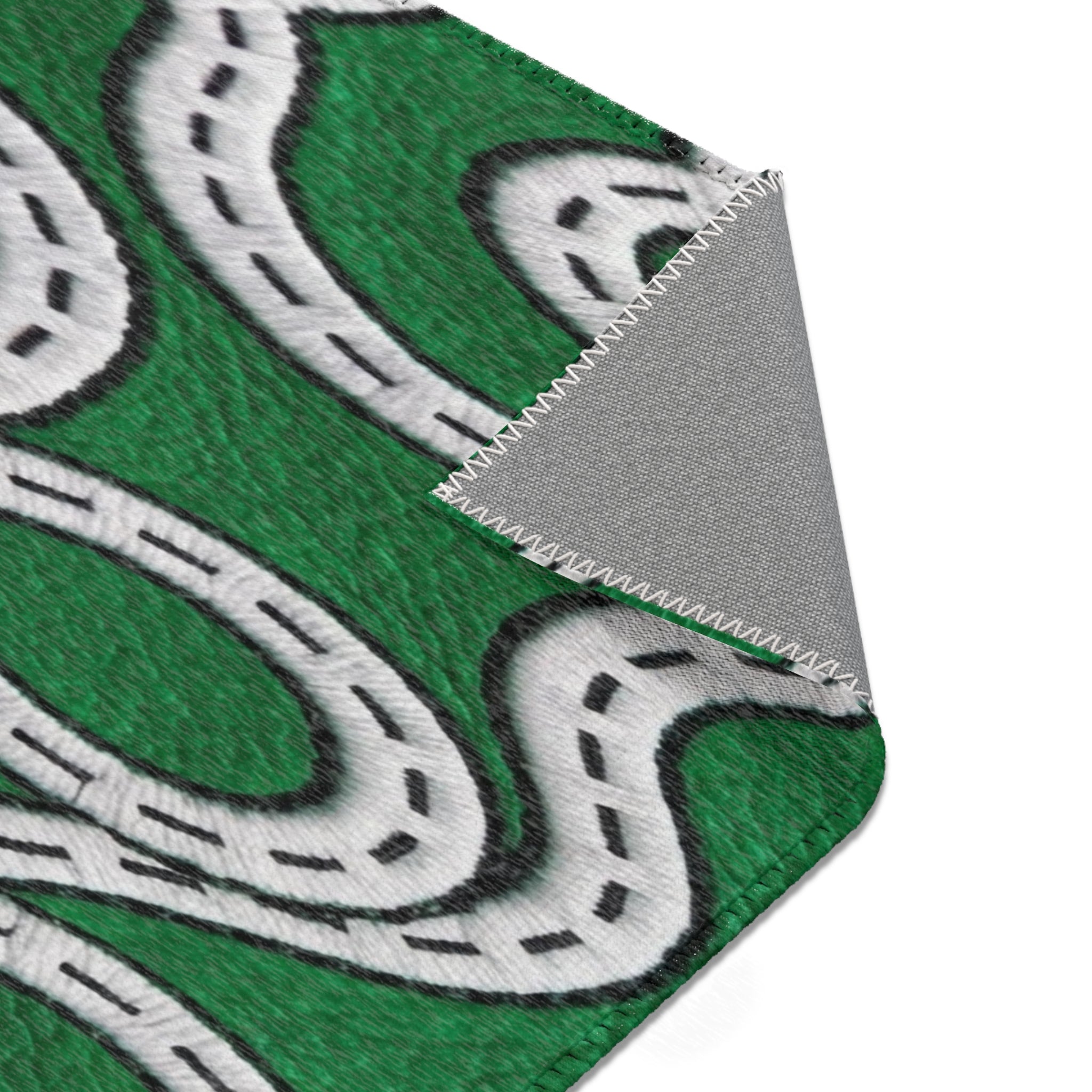 Playful Road-Pattern Area Rug