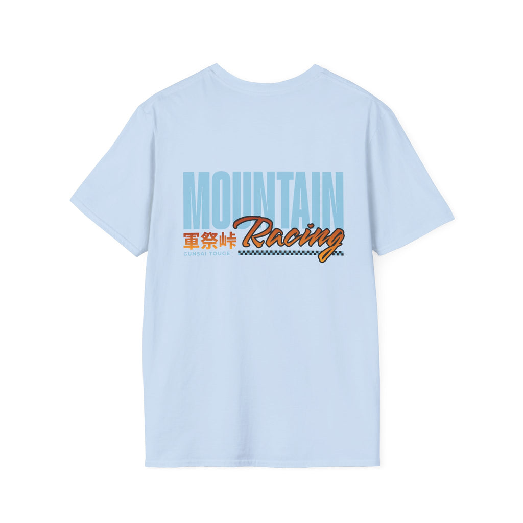Minimal Orange CF Logo T-Shirt — Subtle Chest & Statement Back Graphic