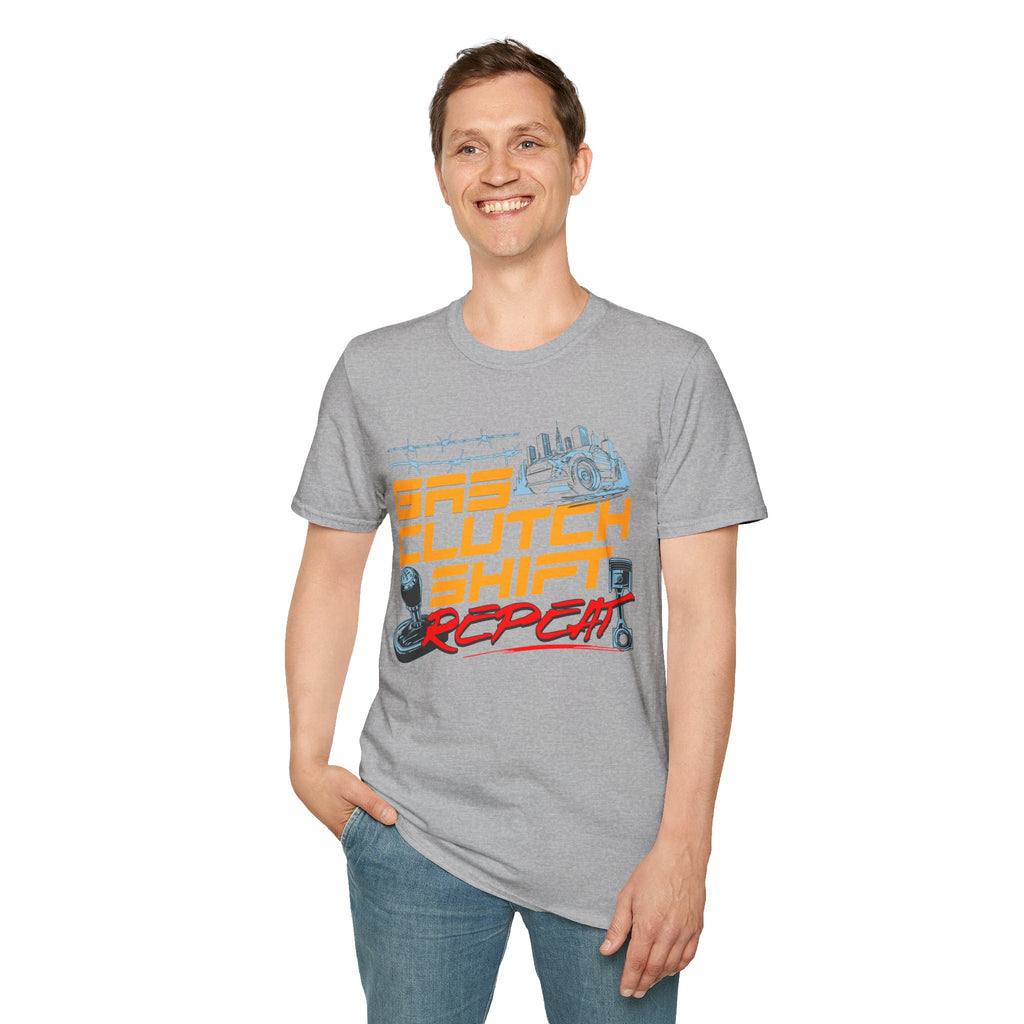 Gas Clutch Shift Tee — Racing Graphic T-Shirt