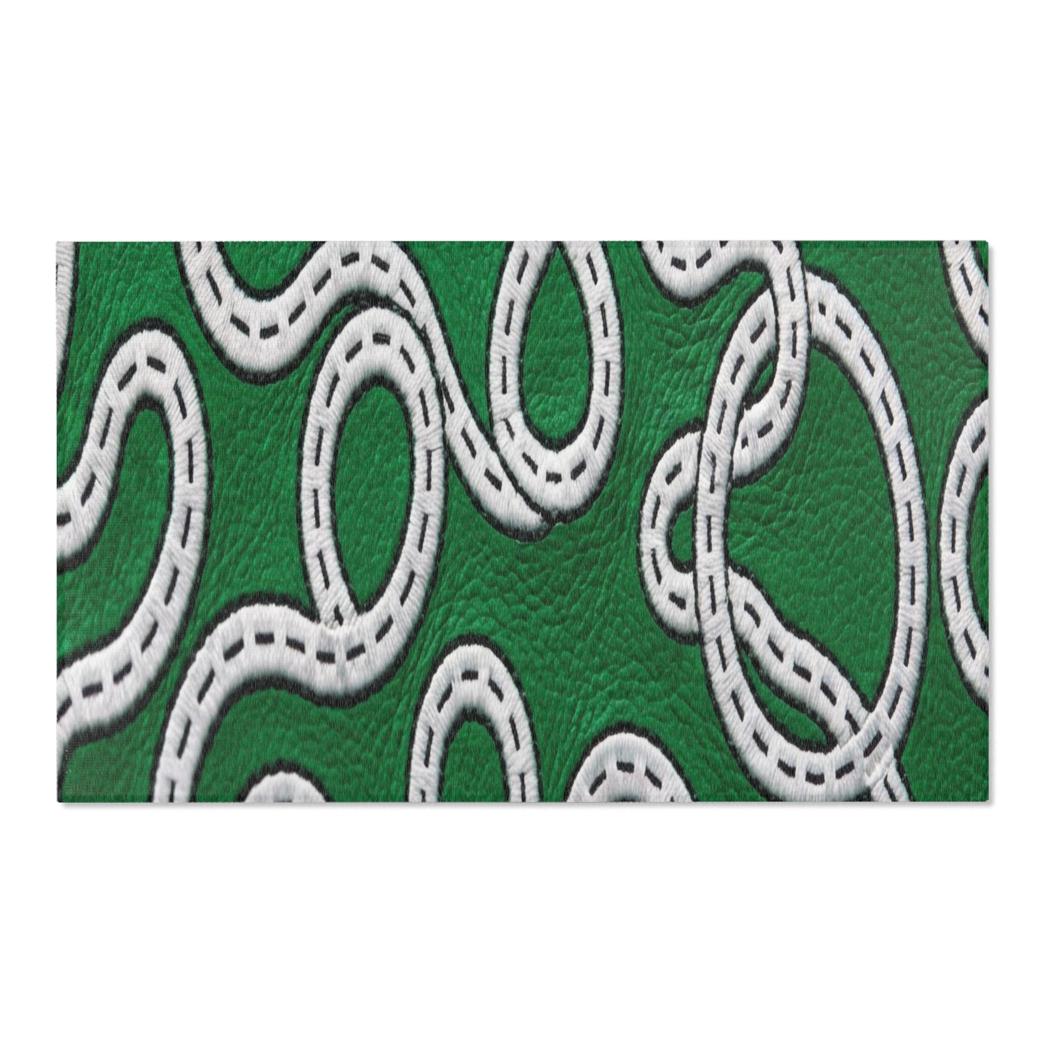 Playful Road-Pattern Area Rug