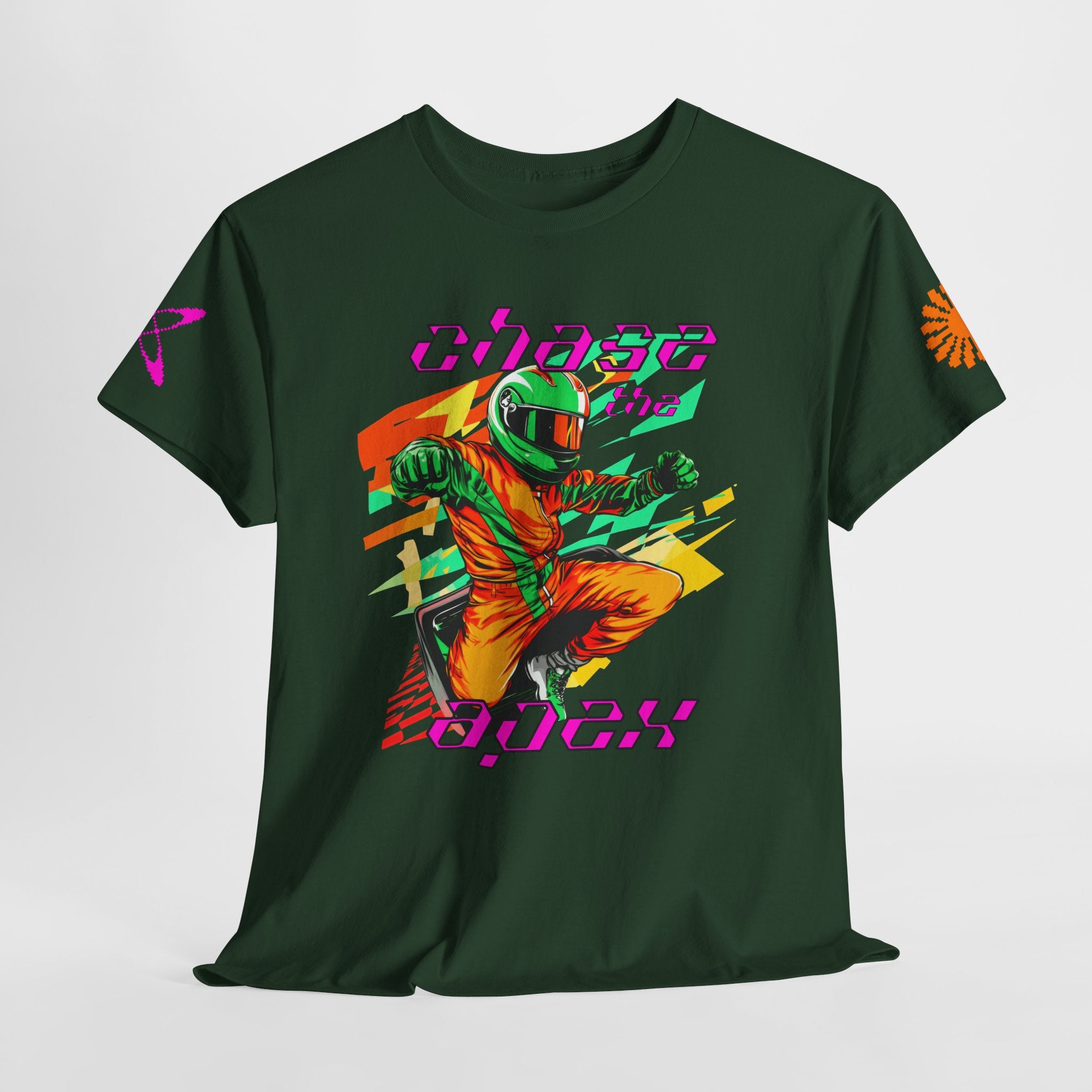 Racing Driver Graphic Tee — "Chase the Apex" Motorsport T‑Shirt