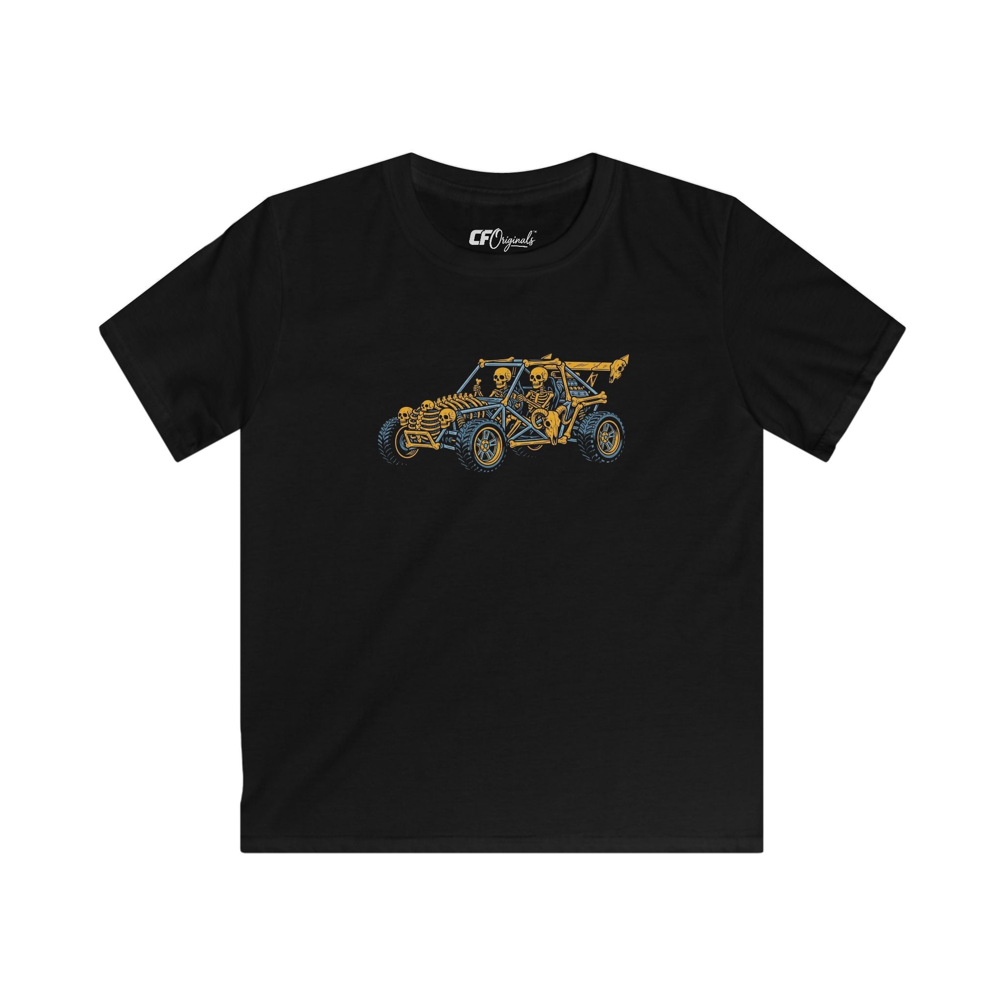 Kids Ribcage Racer Dune Buggy Tee — Off-Road Adventure Graphic Shirt