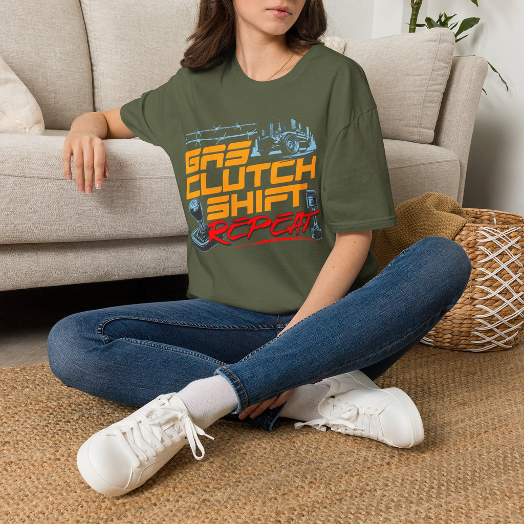 Gas Clutch Shift Tee — Racing Graphic T-Shirt
