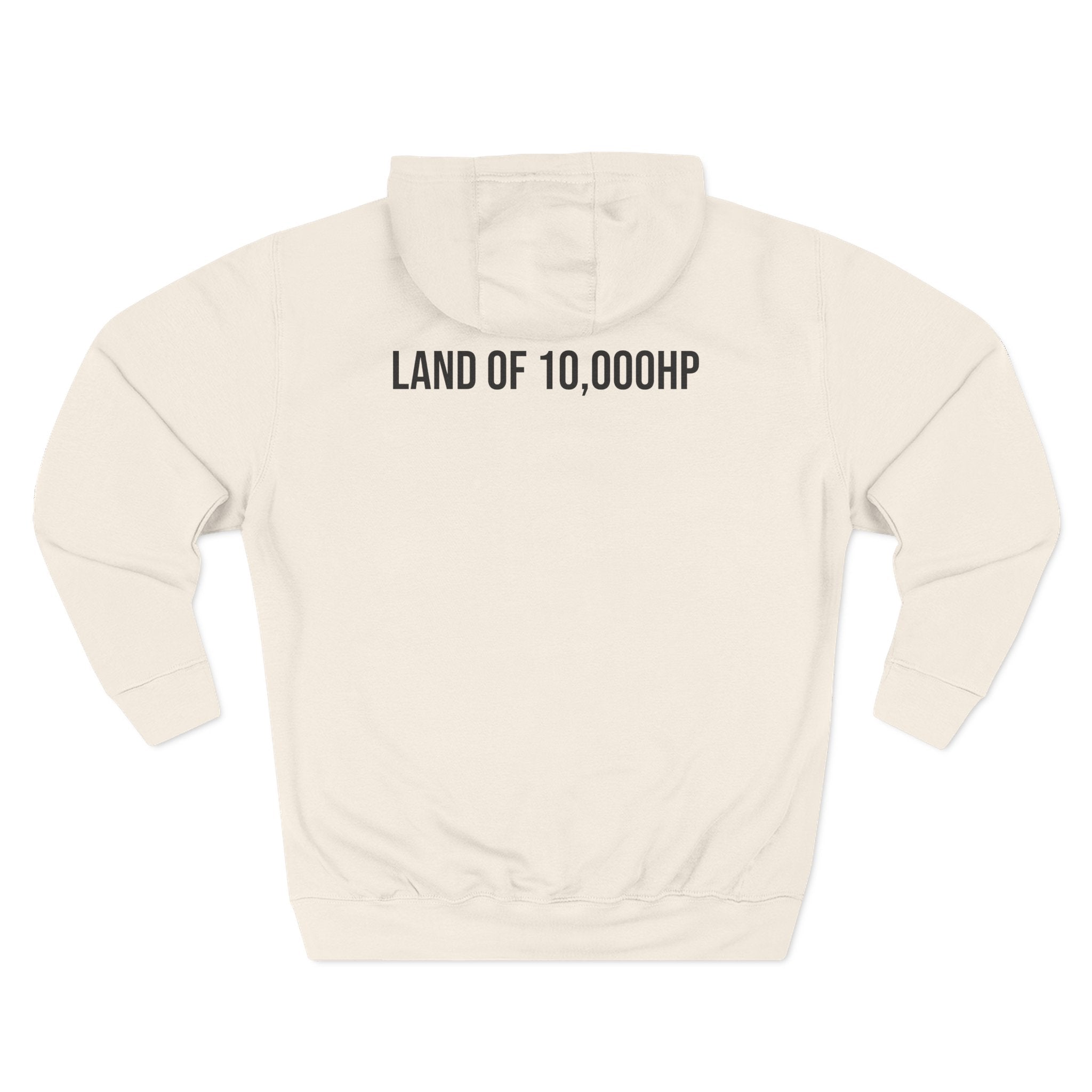 Racing Dragster Hoodie — "Land of 10,000HP" Fleece Pullover