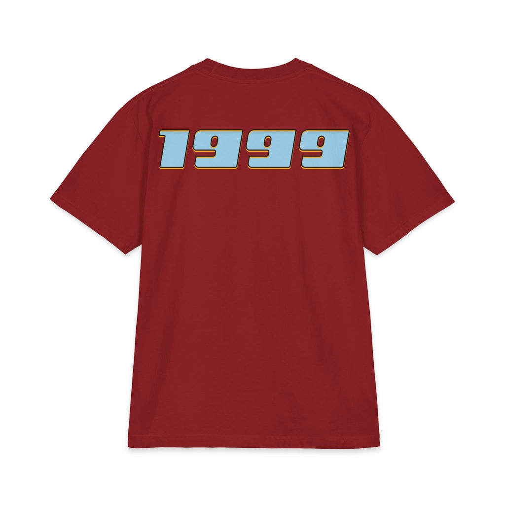 Classic Custom Mini-Truck Tee — Blue and Gold Graphic T-Shirt