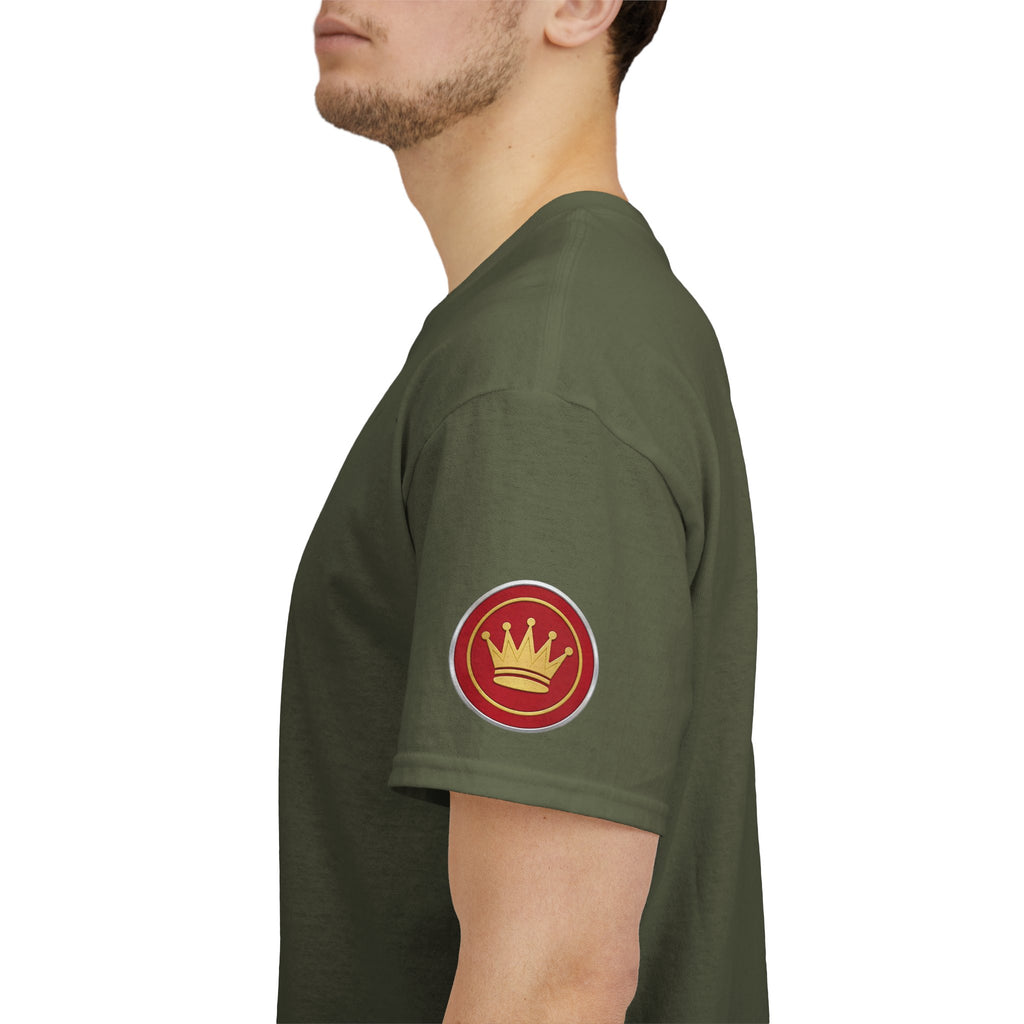 Forest Rally T‑Shirt – 'The Forest Is a Place of Magic' Cross-stitched Style Graphic
