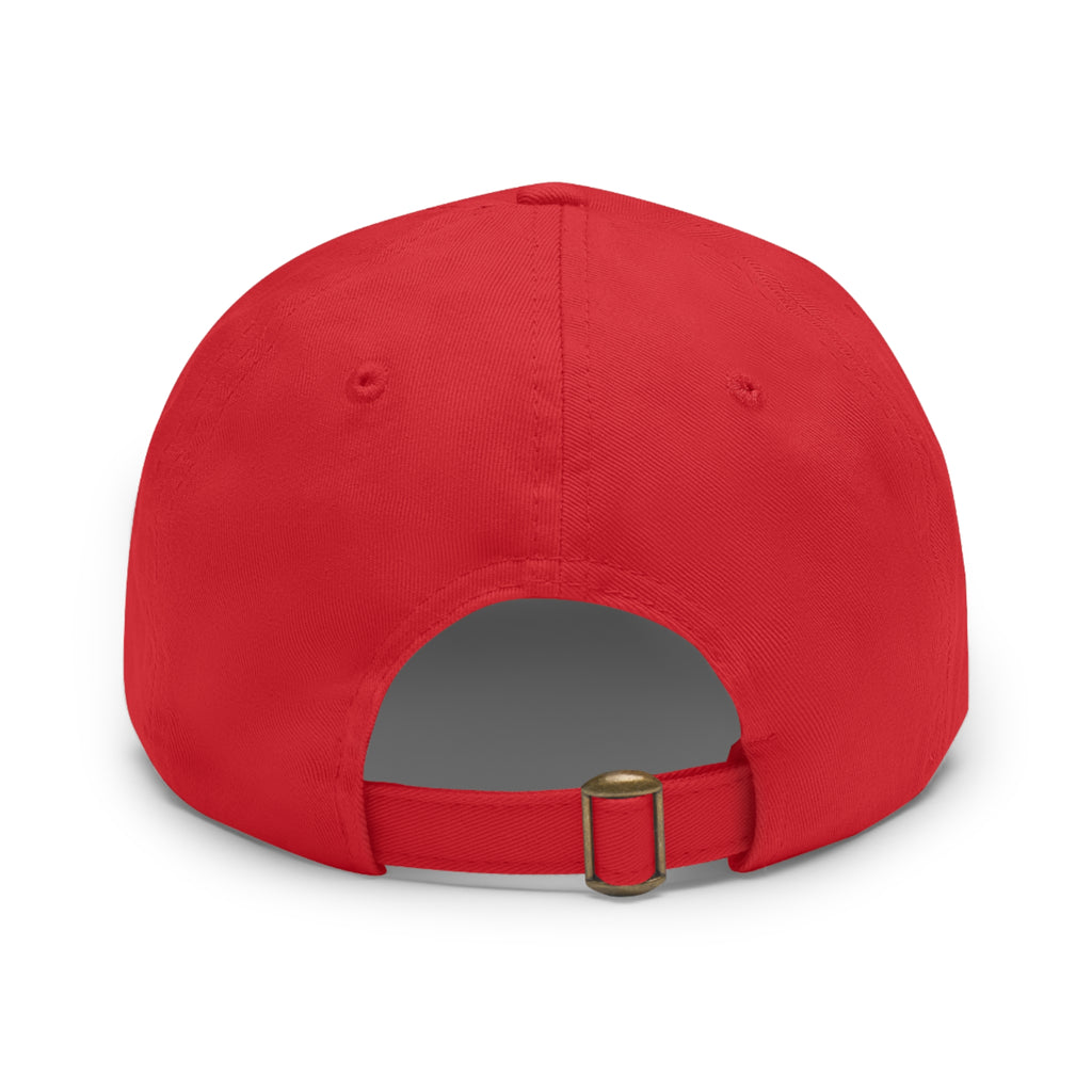 Mechanic Logo Dad Hat — Leather Patch Cap