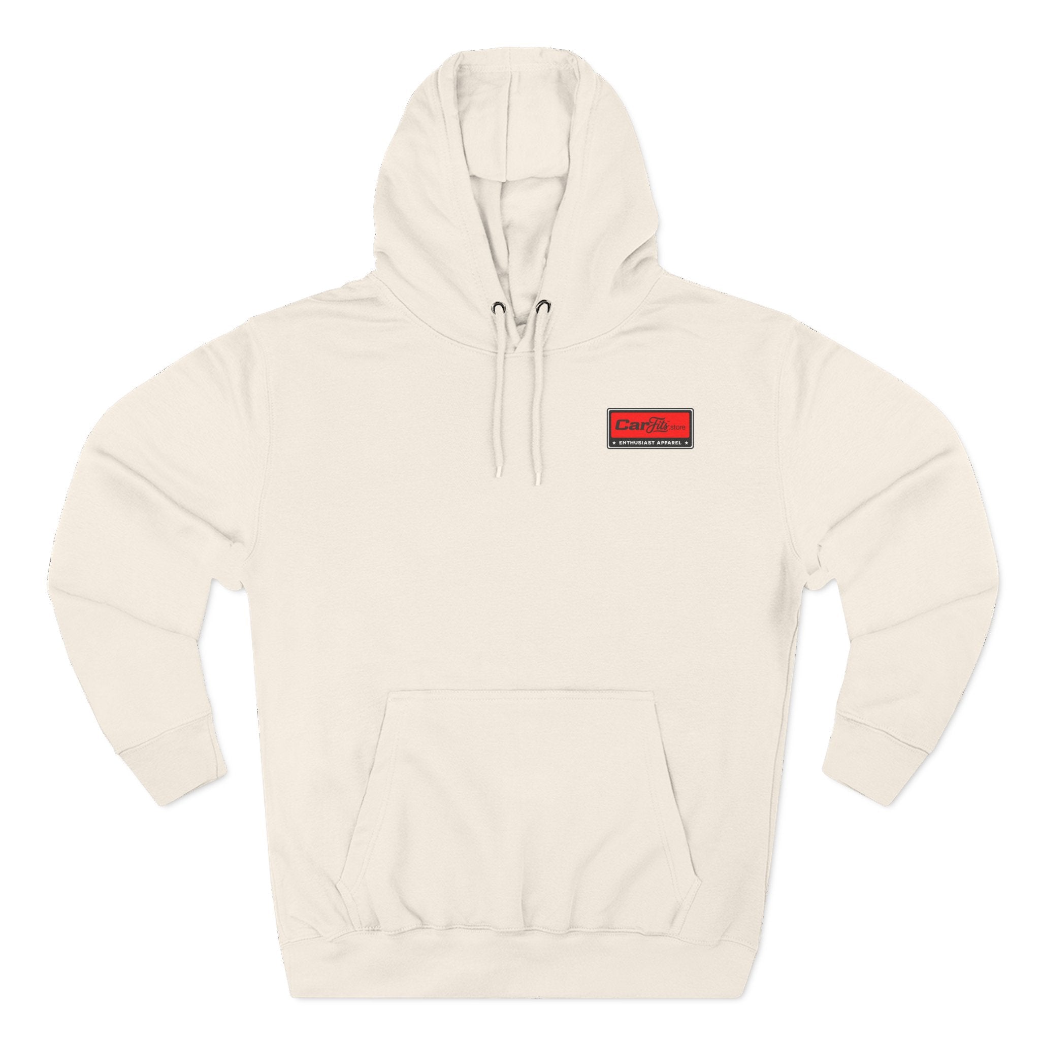 Flatout Garage Fleece Hoodie — Mechanic Shop Logo Pullover