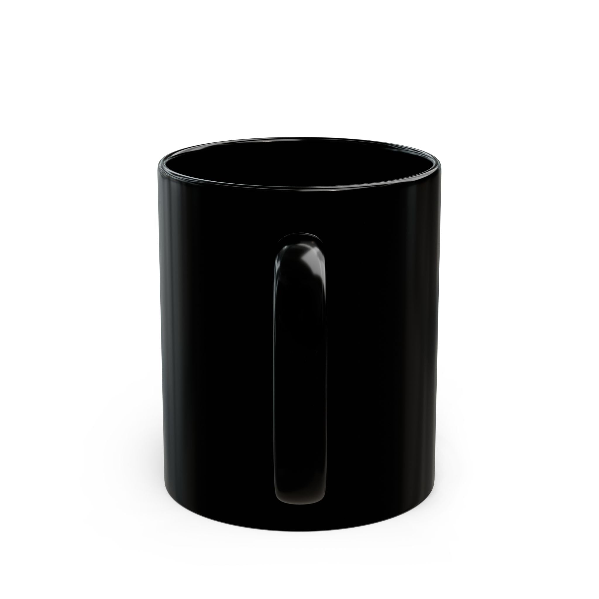 Dragster Racing Black Mug — High-Speed Drag Racing Photo Coffee Cup (11oz/15oz)
