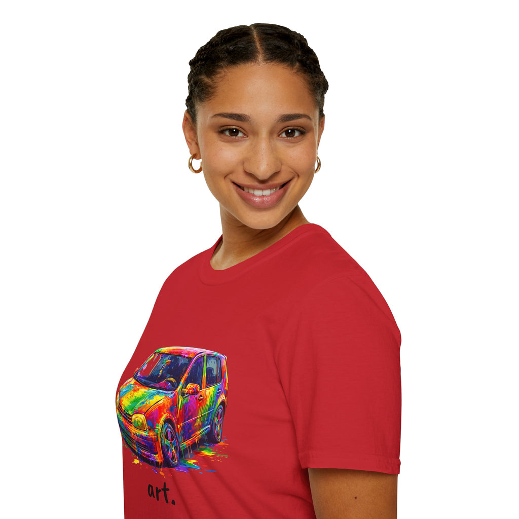 Colorful Hatchback Art Car T-Shirt