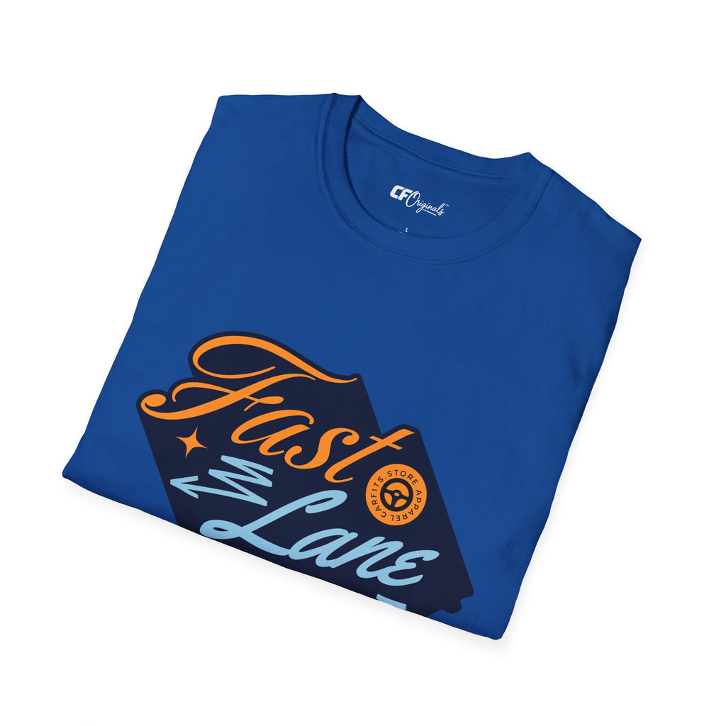 Fast Lane T-Shirt — Retro Racing Car Graphic Tee