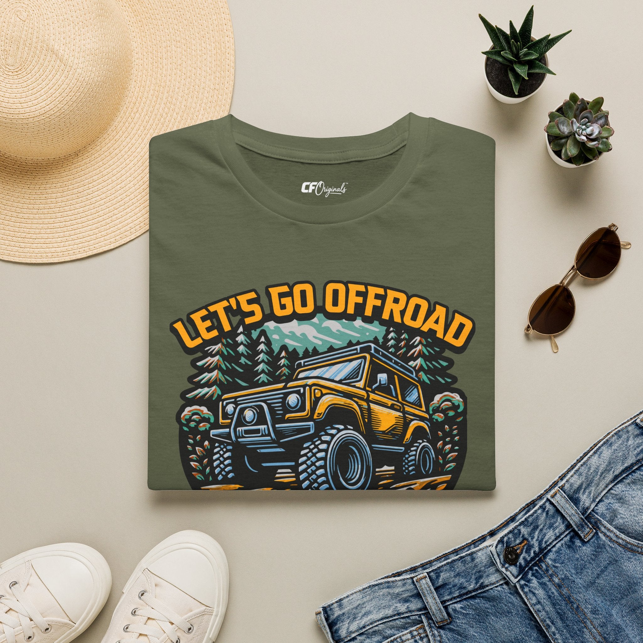 Offroad Adventure T‑Shirt — "Let's Go Offroad" Graphic Tee
