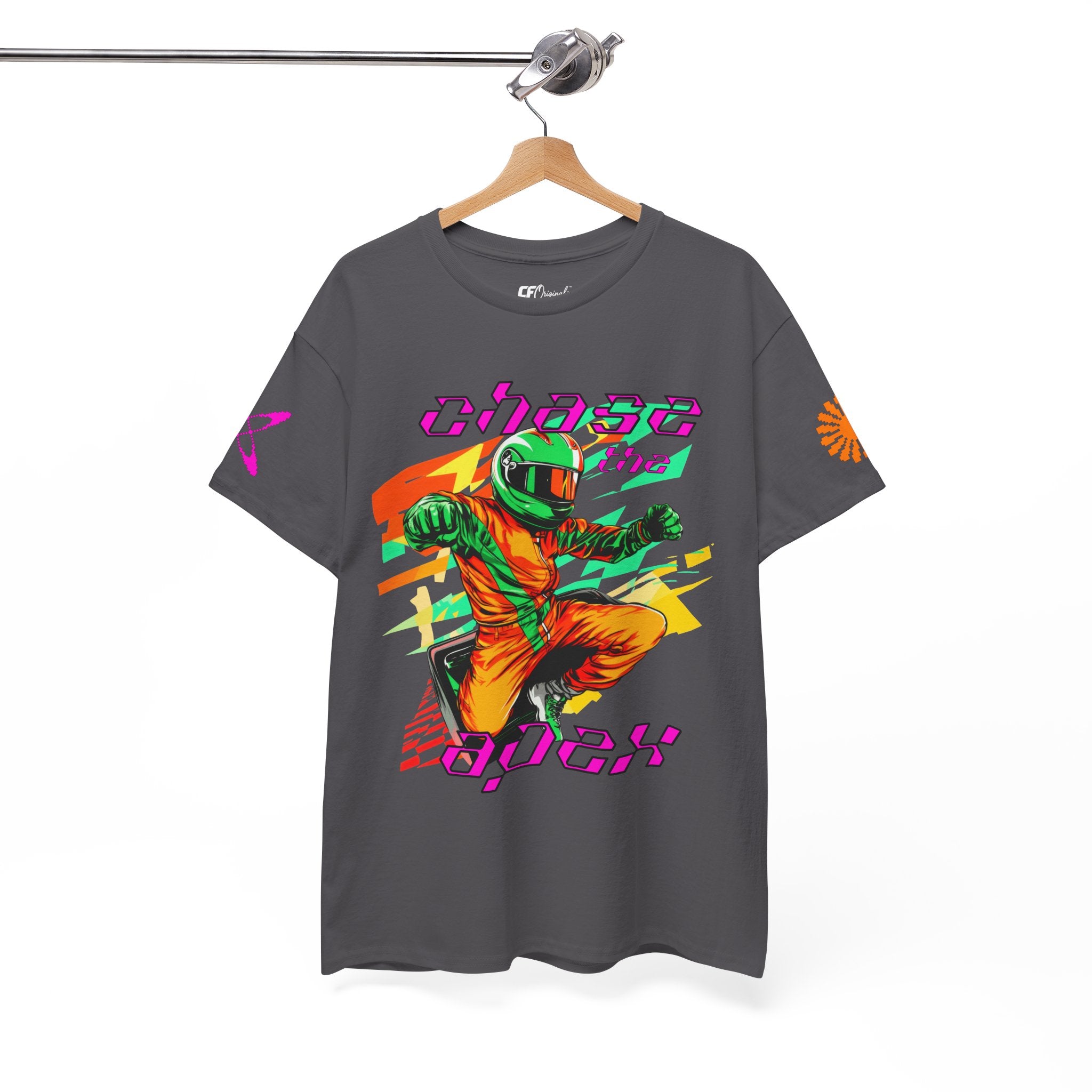 Racing Driver Graphic Tee — "Chase the Apex" Motorsport T‑Shirt