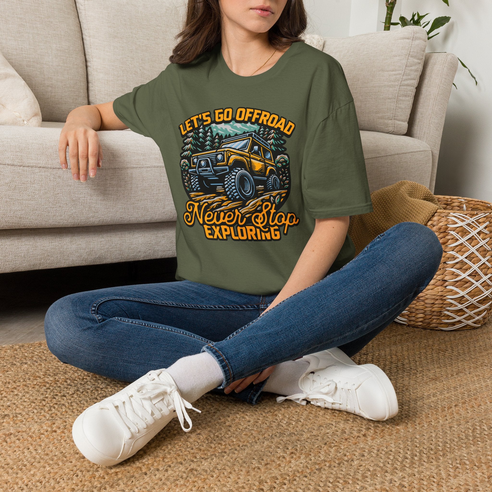 Offroad Adventure T‑Shirt — "Let's Go Offroad" Graphic Tee