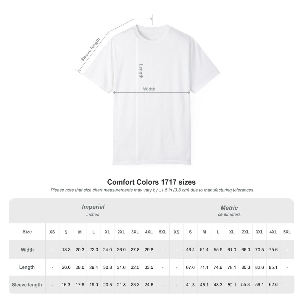 CarFits.store Big Prints T-Shirt — Retro Engine & Scenic Drive