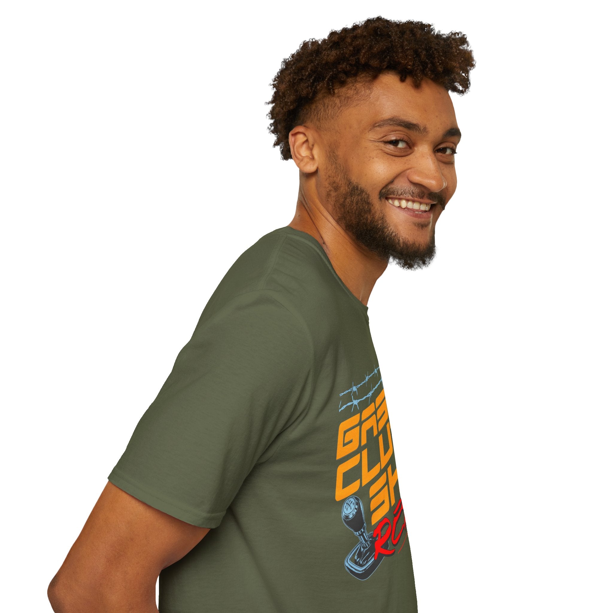 Gas Clutch Shift Tee — Racing Graphic T-Shirt