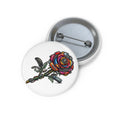 Automotive Parts Rose Pin Button
