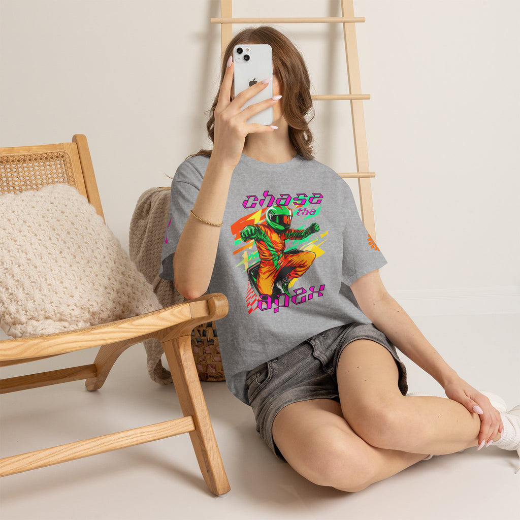 Racing Driver Graphic Tee — "Chase the Apex" Motorsport T‑Shirt