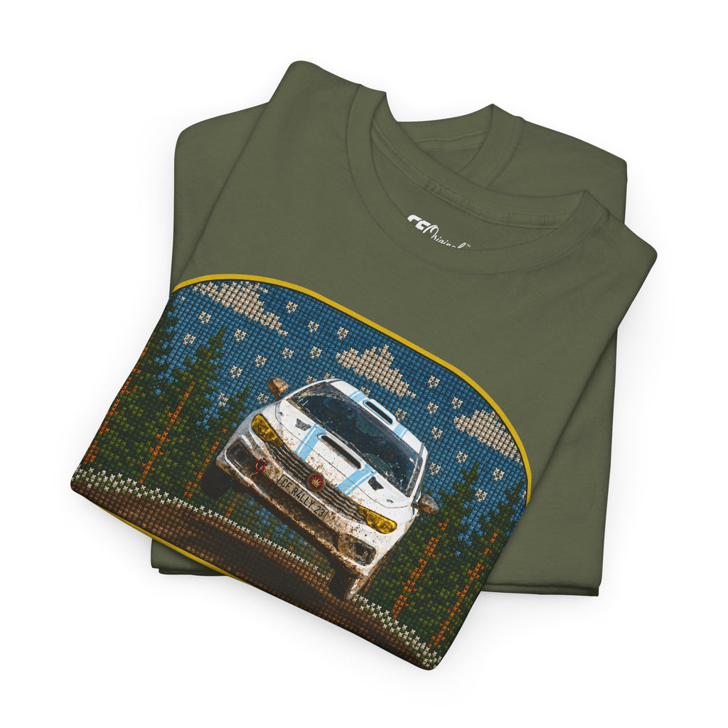 Forest Rally T‑Shirt – 'The Forest Is a Place of Magic' Cross-stitched Style Graphic